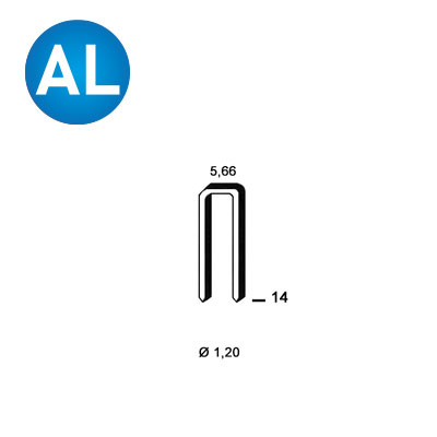 Klammern E-14 aluminium