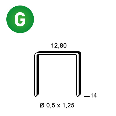 Klammern P-14 galva