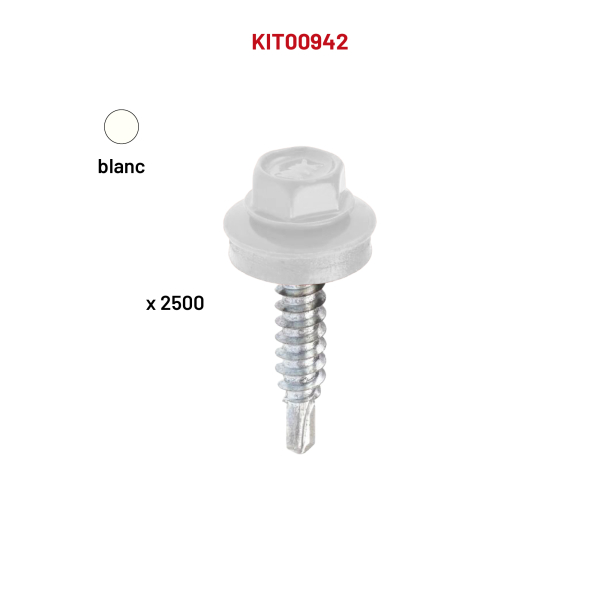 2500 VCAC 4,8x16 blanc