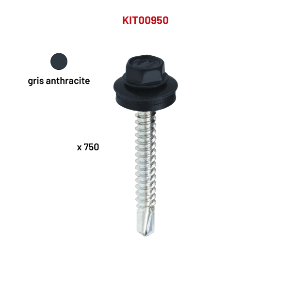 750  VHA 4,8x35 Gris anthracit