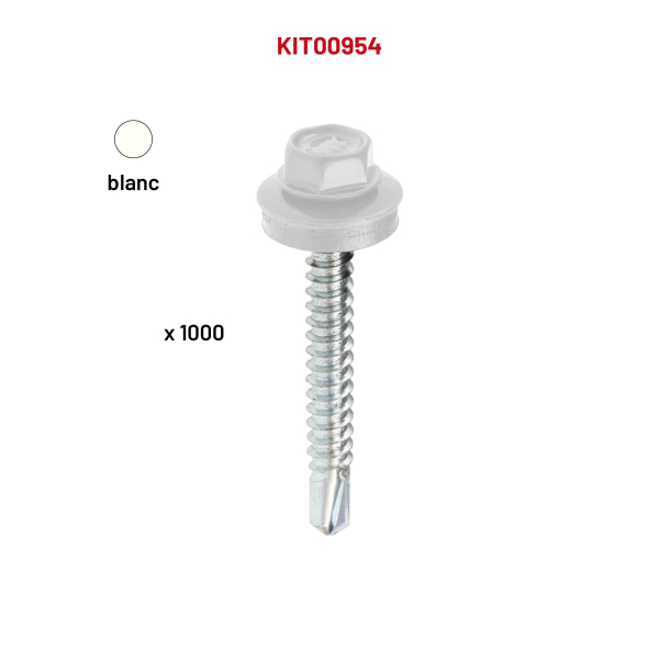 1000  VHA 4,8x19 blanc