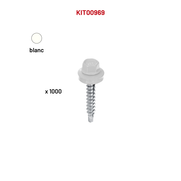 1000 VHB 4,8x25 blanc