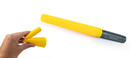 Verkehrsstab Gelb aus flexib