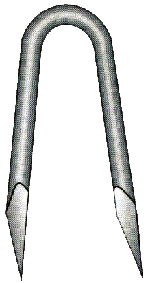 Crampillons galva à chaud 50 µm Crampillons galva à chaud 50 µm