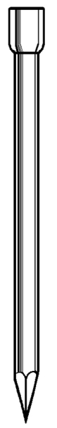 Pointe tête homme inox Pointe tête homme inox