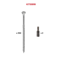 250 VBHT 8,0 x 120 + 2 emb TX4