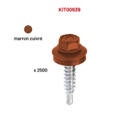 2500 VCAC 4,8x16 marron cuivré